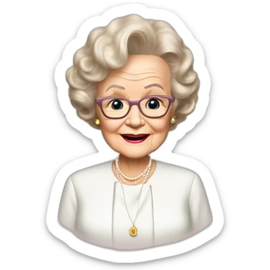 Ryan Reynolds Betty white movie sticker