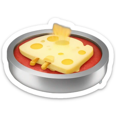 Raclette fondue sticker