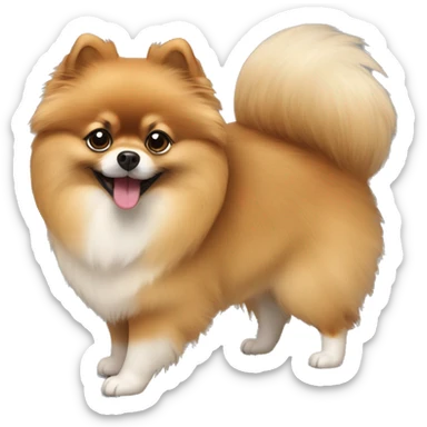 Sable Pomeranian sticker