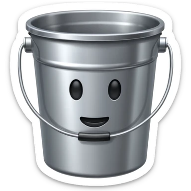 Cleaning only bucket
 sticker