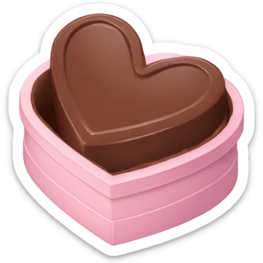 heart chocolate box pink pastel sticker
