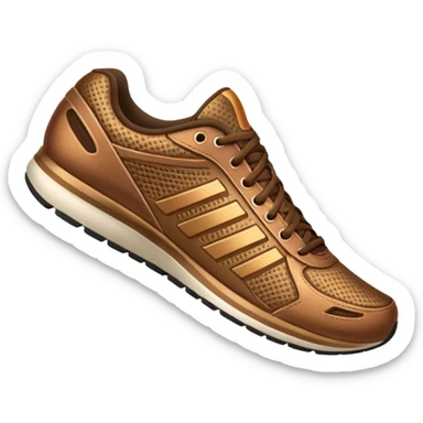A running shoe that says the word "Bronze" sticker