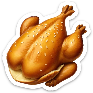baked chicken sticker