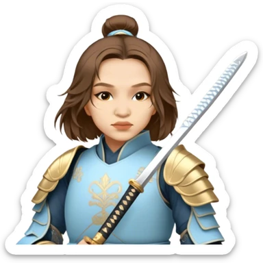 Elegant Samurai sticker