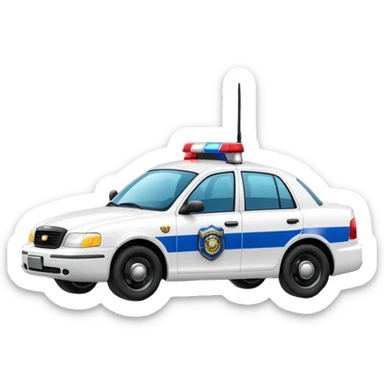 Police Car sticker
