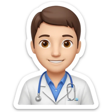 pharmacist portrait, head and shoulders only, wearing a pharmacy apron, casual outfit, friendly smile, retail pharmacy vibe, 3D cartoon, mobile game icon style, clean background, no text, no watermark sticker