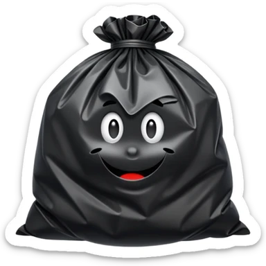 trash bag  sticker