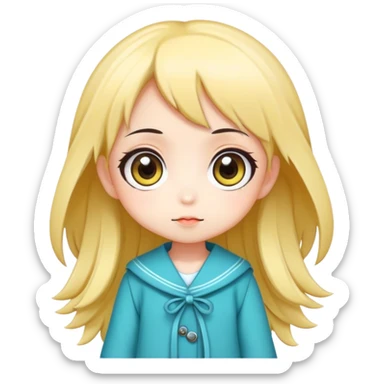 Cute chibi manga  sticker