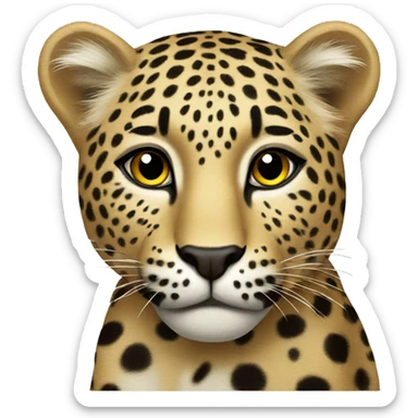 leopard sticker