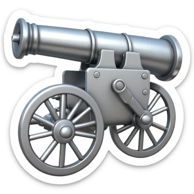 A cannon for Arsenal FC sticker