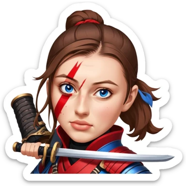 Battle-Ready Samurai sticker