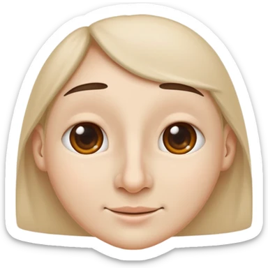Single emoji of a human nose only, no face, no eyes, no mouth. Simple flat emoji style, centered, clean outlines, soft shading, neutral skin tone. Friendly and neutral expression. Transparent background. Standard emoji proportions. Suitable for messaging apps. sticker