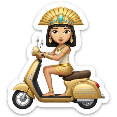 cleopatra drive scooter sticker
