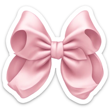 Baby pink bow  sticker