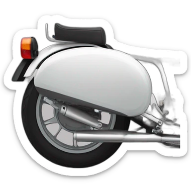 bmw r100 brat style motorcycle side profile sticker