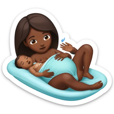 Giving birth sticker