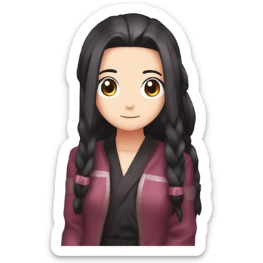 @<💟🌸♡Nezuko Kamado♡💟🌸>:yo escuchando que se llamaba bruno yo: no se habla de bruno no no xdddd💀 sticker