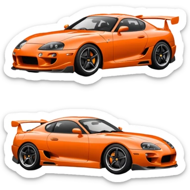 Supra mk4 organg sticker
