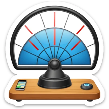 fmcw radar is on a table sticker