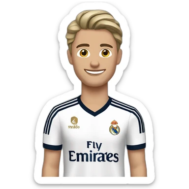 JUDE BELLINGHAM IN A REAL MADRID SHIRT sticker