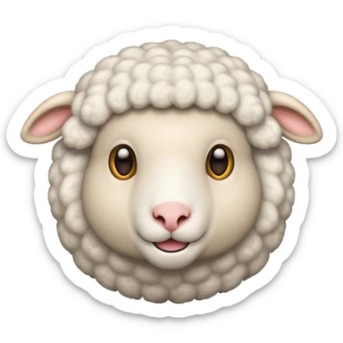 sheep emoji sticker