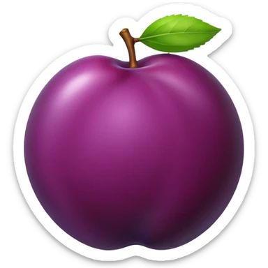 plum sticker
