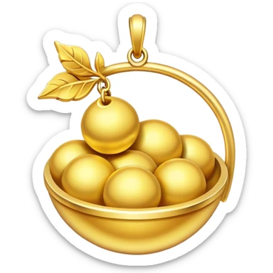 charm for immense wealth  sticker