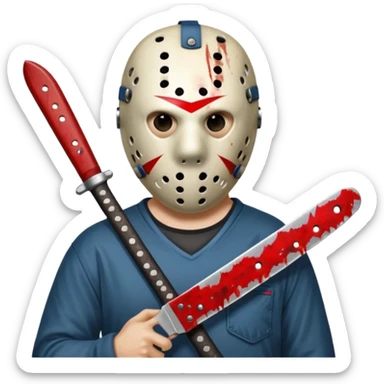 Jason voorhees sticker