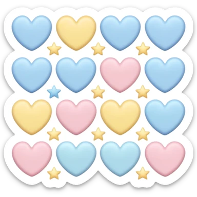 🩷❤️🧡💛💜💙🩵💚🖤🩶🤍🤎 이모티콘에 흰색을 섞어서 파스텔톤으로 바꿈 sticker