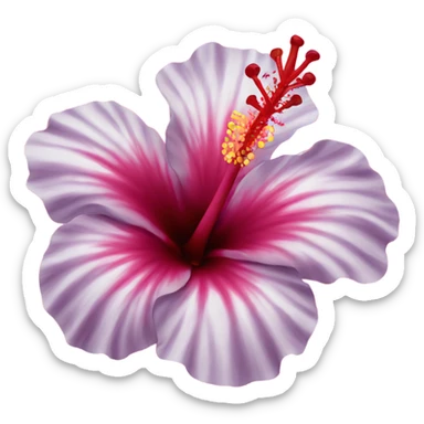 Hibiscus flower  sticker