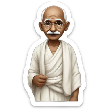 Mahatma Gandhi  sticker