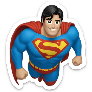 1980's superman sticker