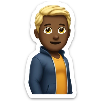 Gil wearing gym suit  sticker