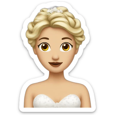 Bride sticker