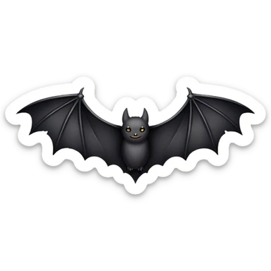 ANGRY bat wings sticker