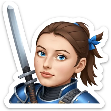 Samurai Defender sticker