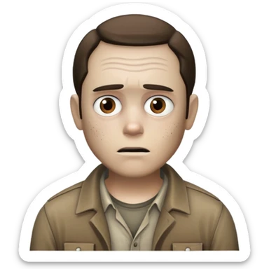 Carl from the walking dead sticker