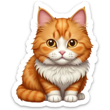 Scottish cat sticker