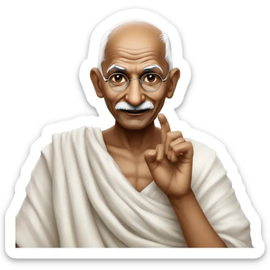 Mahatma Gandhi sticker
