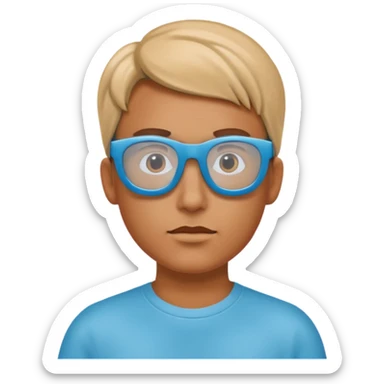 persona viendo cine sticker