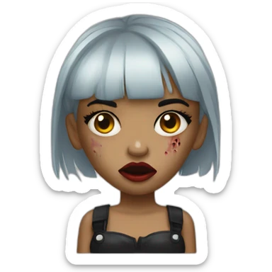 zombi rihanna sticker