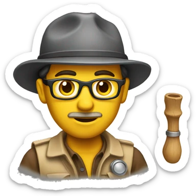 archaeologist sticker