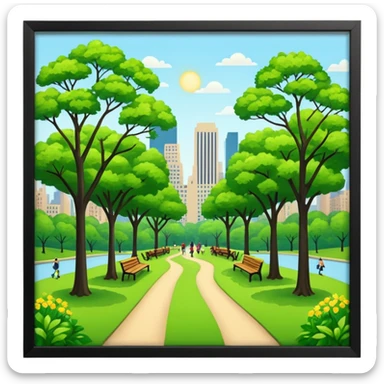 Make Central Park  sticker