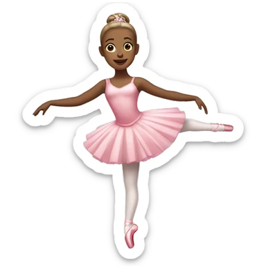 Balerina with cola sticker
