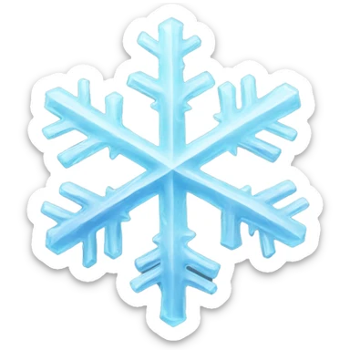 Ice Crystal sticker