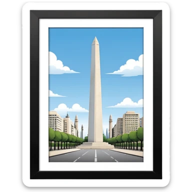 Obelisco argentina  sticker