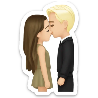 Draco malfoy kissing a cute girl sticker