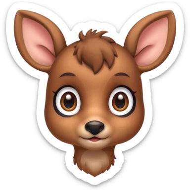 cute little deer sticker