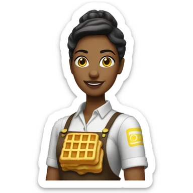 Waffle House waitress  sticker
