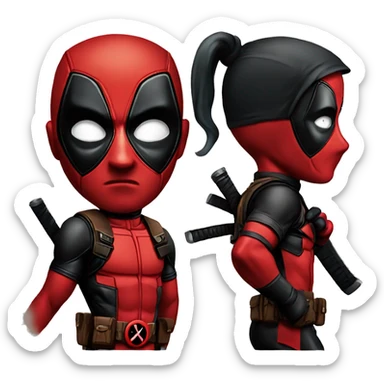 DEADPOOL LOVE sticker